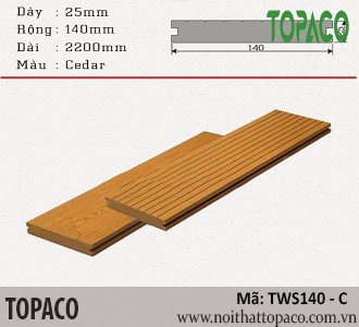 SÀN GỖ NGOÀI TRỜI TWS140 - C